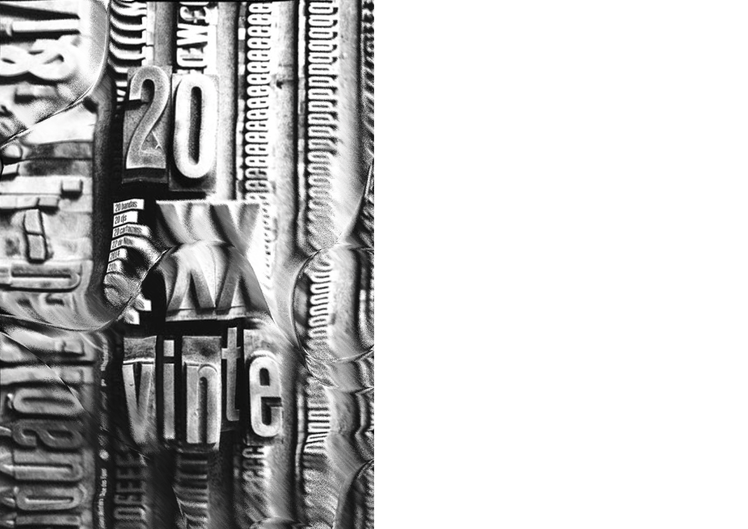 Alta & Baixa, opening letterpress spread