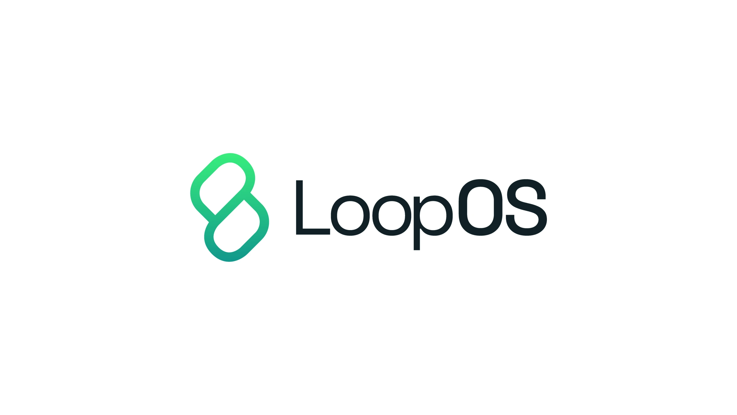 The LoopOS logo: the loop mark beside the wordmark