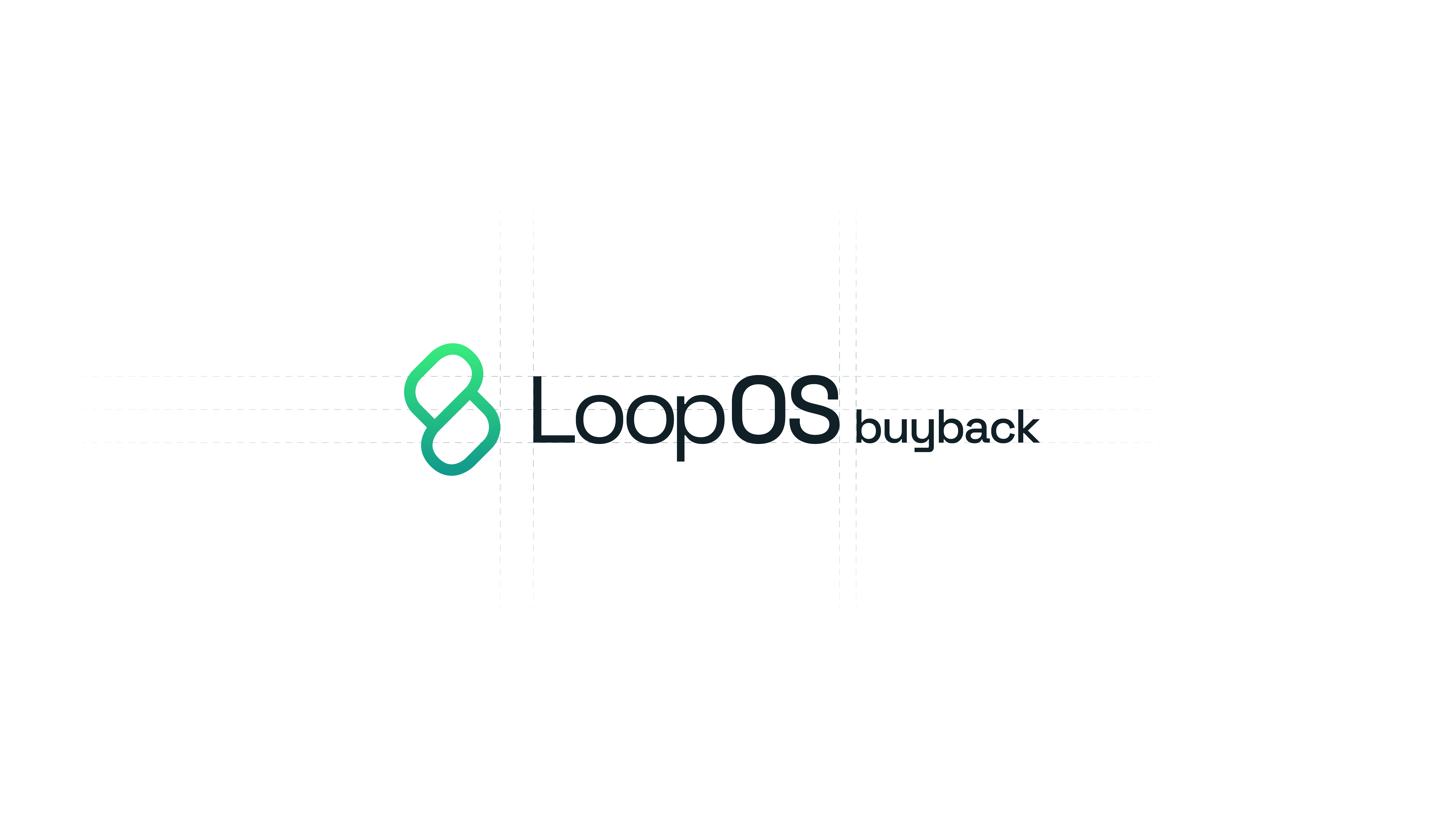 LoopOS logo construction and proportions