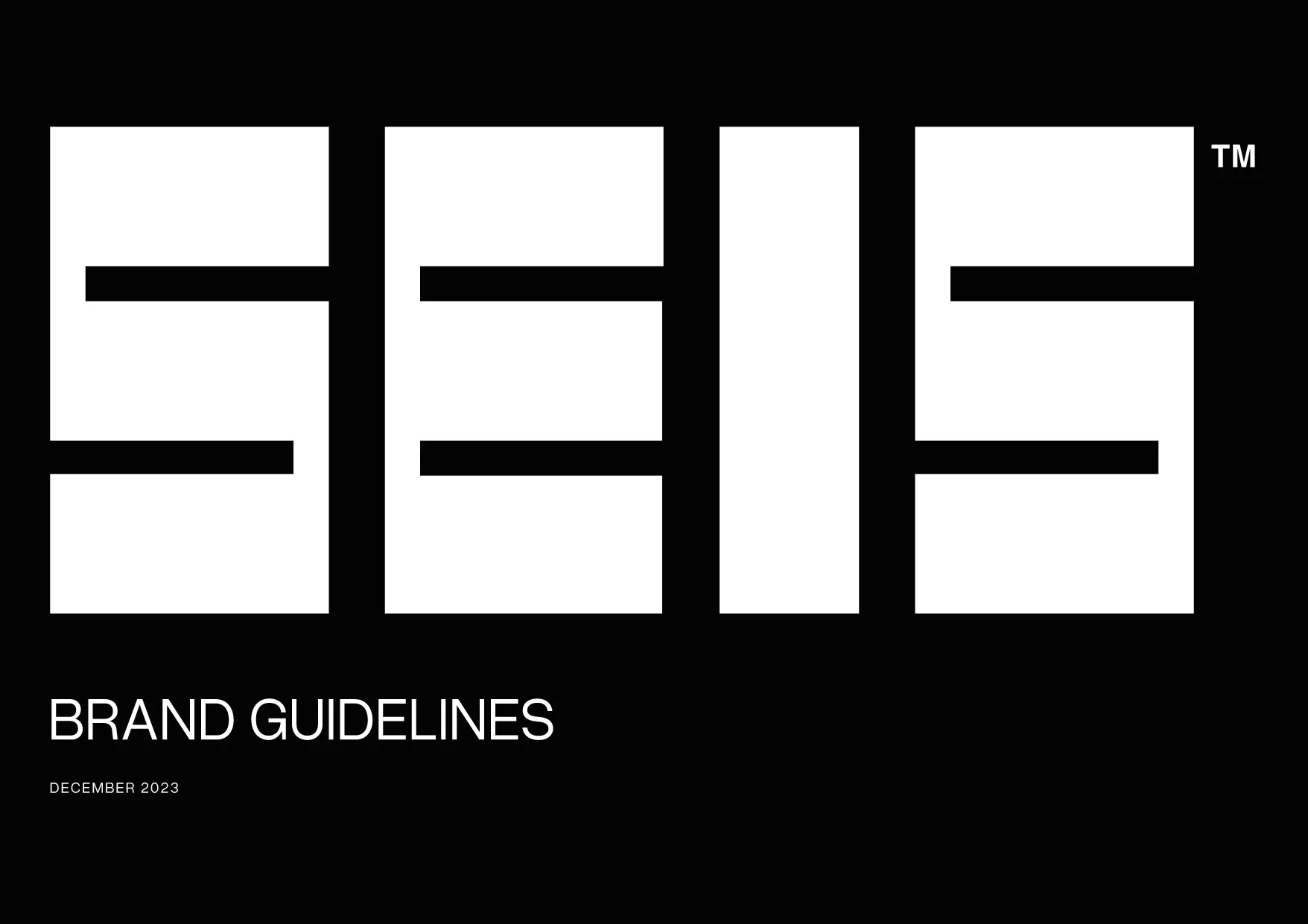 SEIS brand guidelines, page 01