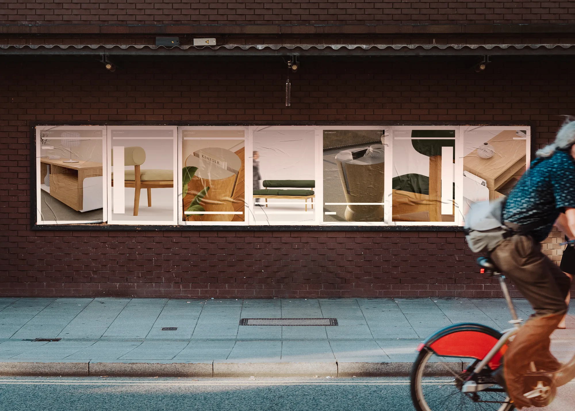 SEIS posters on an urban poster wall