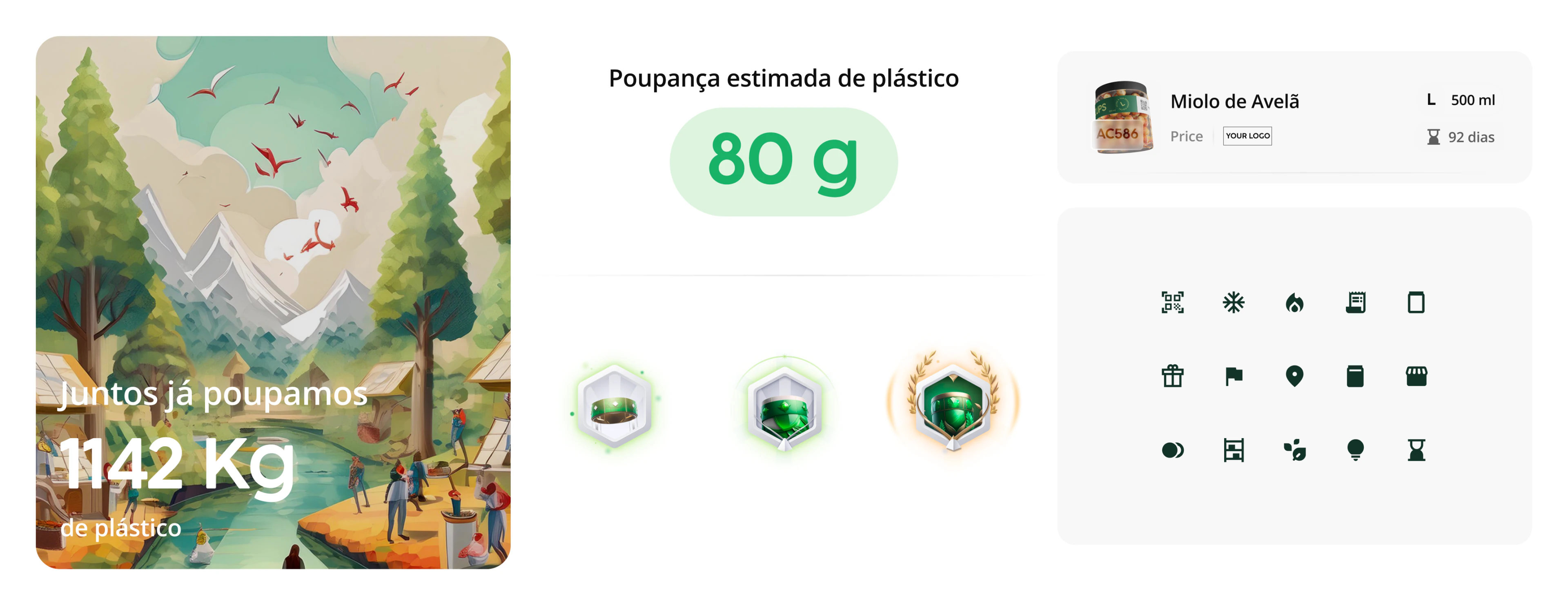 Pantry app prototype screens